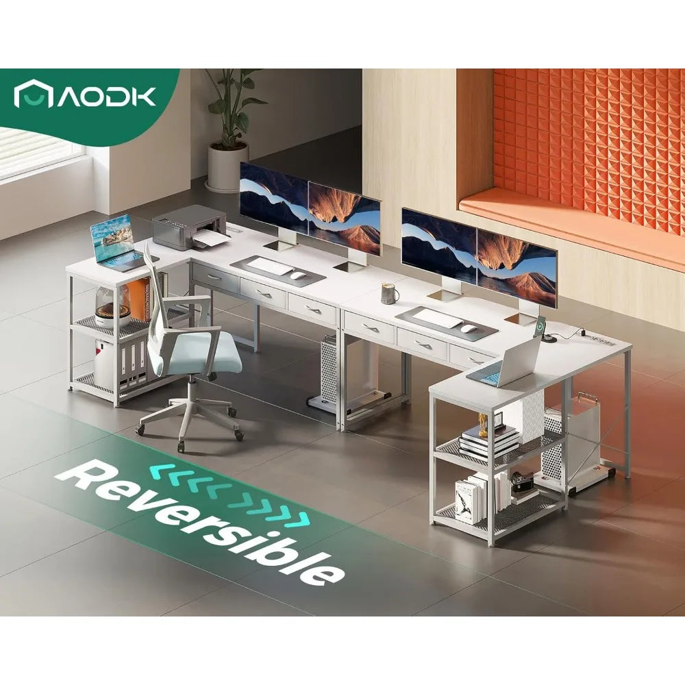 L-Desk Pro. A professional desk with a large work surface.