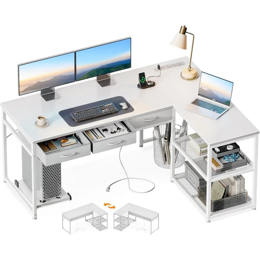 L-Desk Pro. A professional desk with a large work surface.